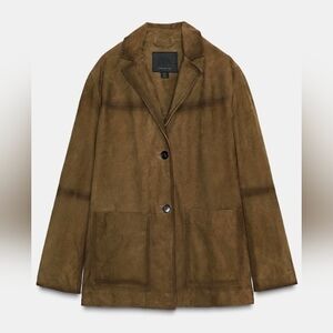 Zara Women's Brown Leather Jacket